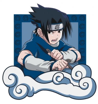 vector de personajes de Naruto
