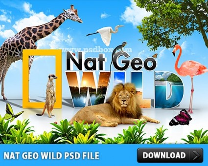 NAT Geo wild Psd-Datei