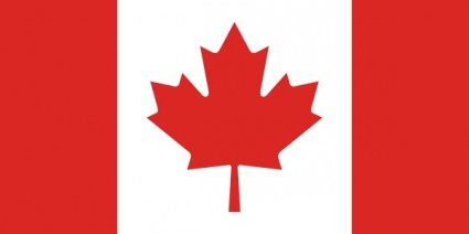 加拿大国旗的剪贴画