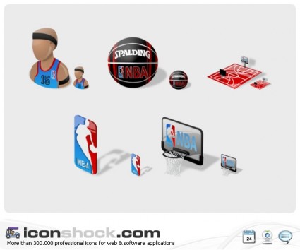 pack di icone icone NBA