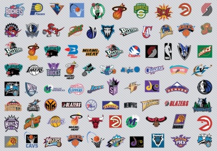 logos da equipe da NBA