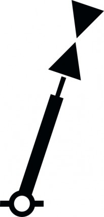 marca de nchart símbolo int cardenal spar w clip art