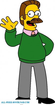 Ned flanders dos simpsons