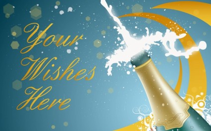 ano novo champanhe