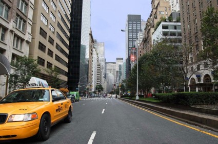 Нью-Йорке такси