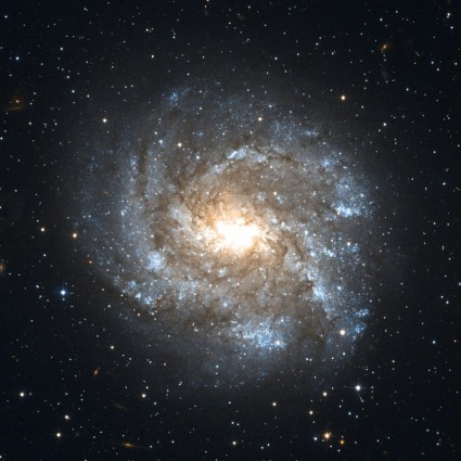 Спиральная галактика NGC запретили созвездии schwertfisch