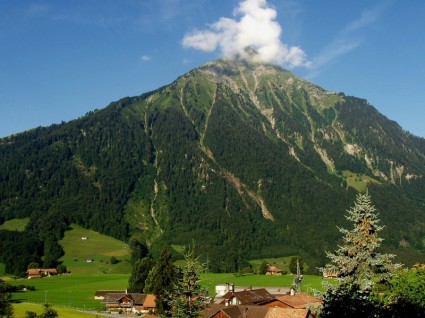 Niesen Swiss village
