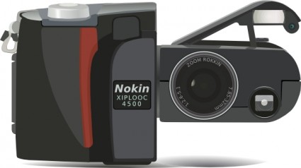 Nikon coolpix cyfrowy aparat fotograficzny clipart