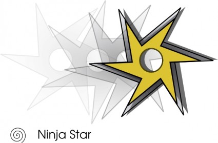 Ninjastar ClipArt