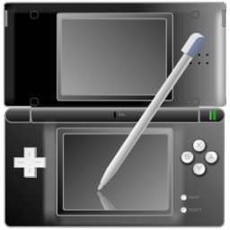 Nintendo Ds With Pen Black