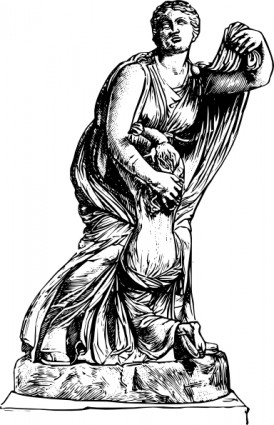 prediseñadas estatua de Niobe