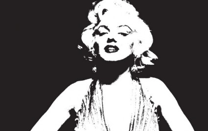 Nixvex kostenlose Marilyn Monroe-Vektor