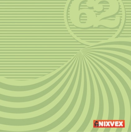 Nixvex kostenlose Vector der Op-Art Hintergrund grün