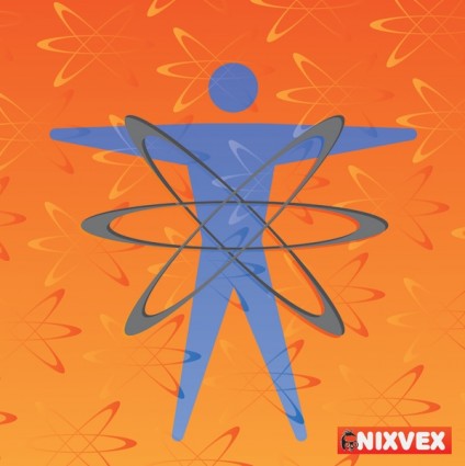 símbolo e nixvex nixvex quot quot energia atómica textura de vetor livre