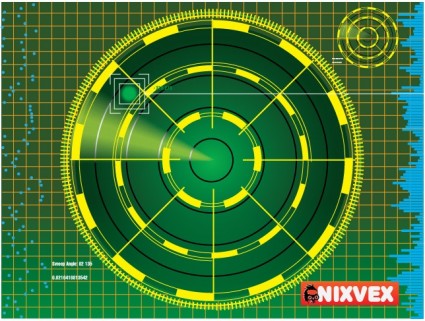 nixvex quot 雷达屏幕 quot 免费矢量