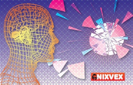 Nixvex Quot Wireframe Head Quot Free Vector