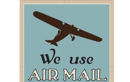 Nixvex We Use Air Mail Free Vector