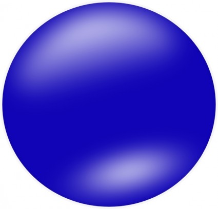 نليل الأزرق دائرة قصاصة فنية