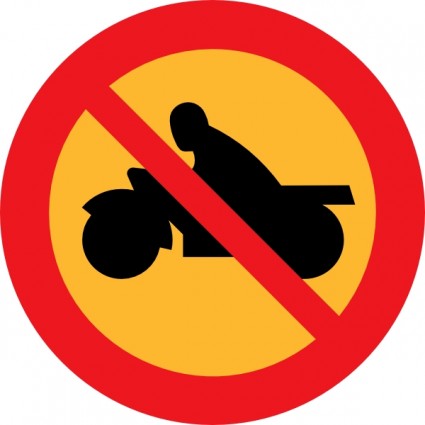 keine Motorräder-ClipArt