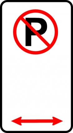 kein Parkplatz-Zone-ClipArt