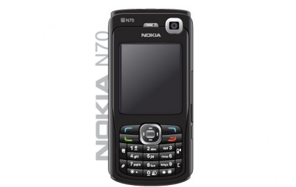 Nokia n70 siyah baskı