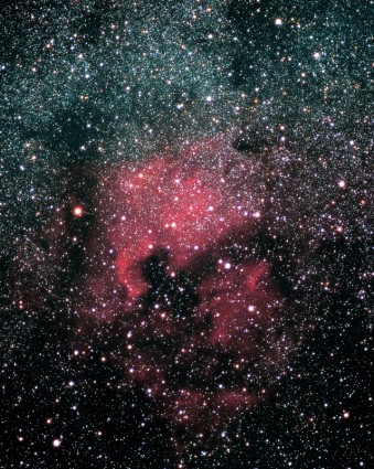 galaxia de Norteamérica nebula ngc