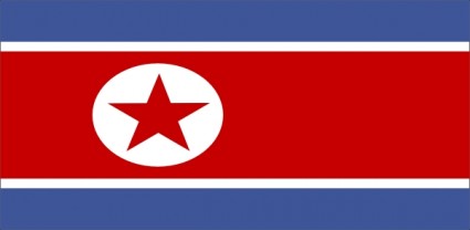 la Corée du Nord une image clipart