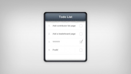 Notepad To Do List Psd
