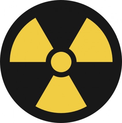 clipart de símbolo nuclear