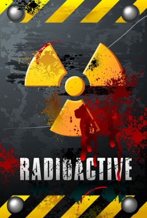 Nuclear Warning Signs Vector