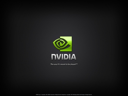 NVIDIA logo tapeta nvidia komputery