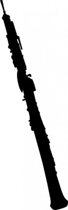 Oboe-Kontur-ClipArt-Grafik
