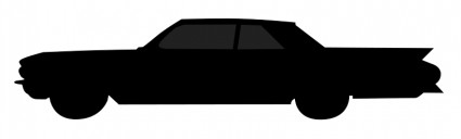 silhouette de voiture ancienne