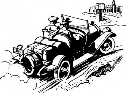 Old style Auto ClipArt