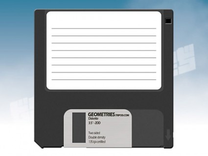 Old Style Diskette Psd