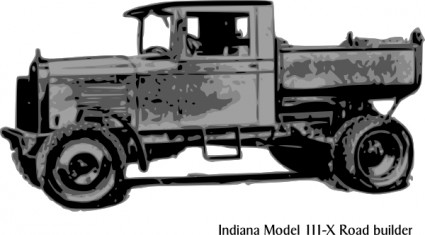 古いトラック indana 模型のクリップアート