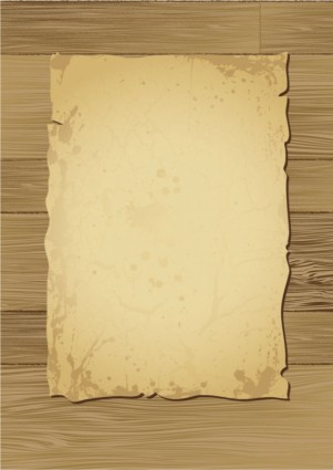 Old Wood And Paper Vector