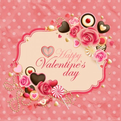 Oldfashioned Valentine Cards Vector