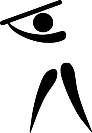 Olahraga Olimpiade bisbol pictogram clip art
