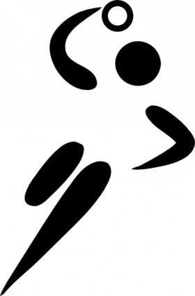 Olahraga Olimpiade bola tangan pictogram clip art