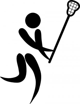 الرياضات الأولمبية لاكروس الرسم التخطيطي قصاصة فنية