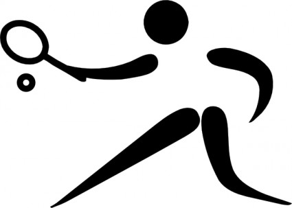 奥林匹克运动象形图奥林匹克体育槌 de paume 象形图剪贴画