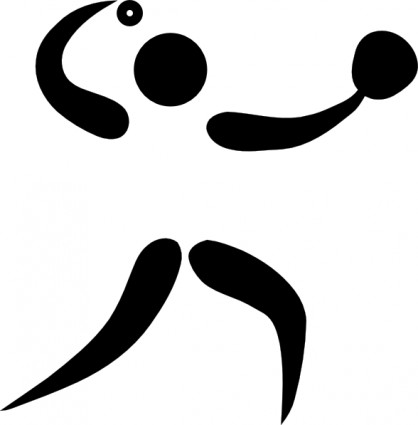 deportes olímpicos Softbol pictograma clip art