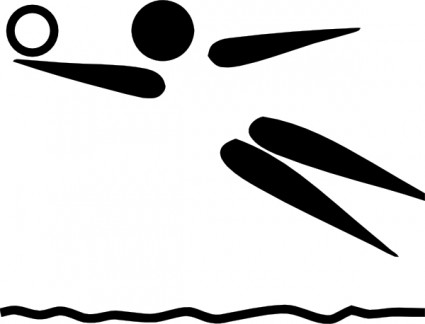 Olahraga Olimpiade voli pantai pictogram clip art