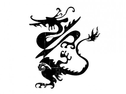 One Of The Classical Chinese Dragon Vector