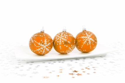 decorazione gingillo arancione