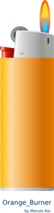 Orange Burner Clip Art