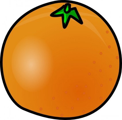 البرتقال قصاصة فنية