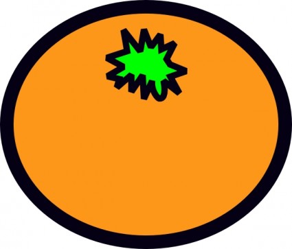 laranja de clip-art