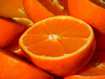vitamines de fruits orange